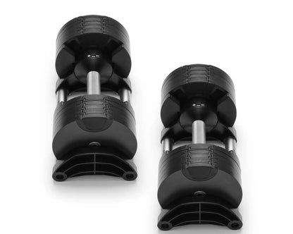 NUOBELL 550 Silver - Adjustable Dumbbell Pair