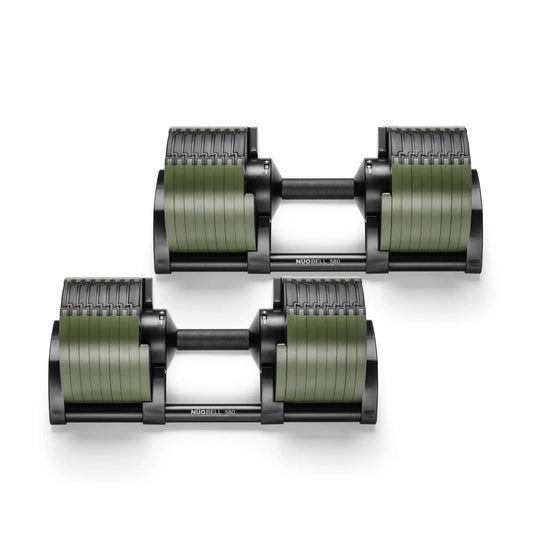 NUOBELL 580 Green - Adjustable Dumbbell Pair