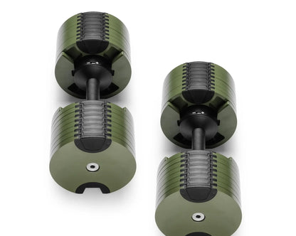 NUOBELL 580 Green - Adjustable Dumbbell Pair