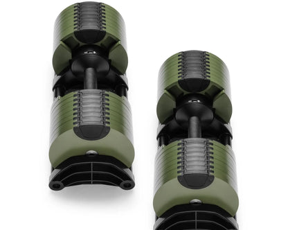 NUOBELL 580 Green - Adjustable Dumbbell Pair