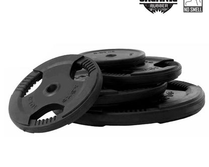 25lb Virgin Rubber Grip Olympic Plate