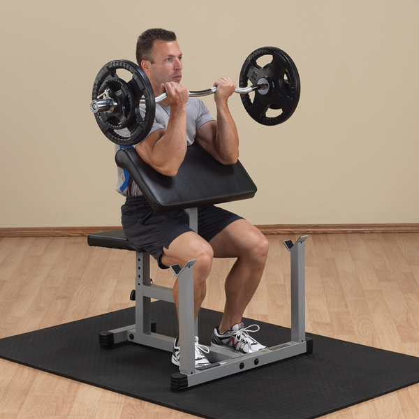 Powerline Preacher Curl Bench PPB32X Strength Machines Canada.