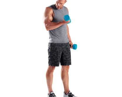 ProForm - Square Dumbbells, 2 x 5 lbs. with Durable Polypropylene Coating (PAIR)