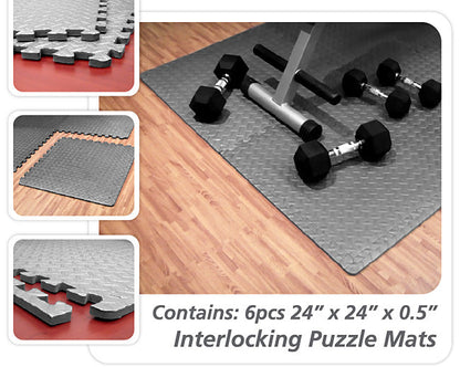 Element Fitness 24" x 24" x 1/2" - 6 pcs Floor Mats Flooring Canada.