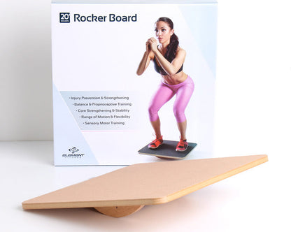 Element Fitness 20" Wooden Rocker Board Fitness Accessories Canada.