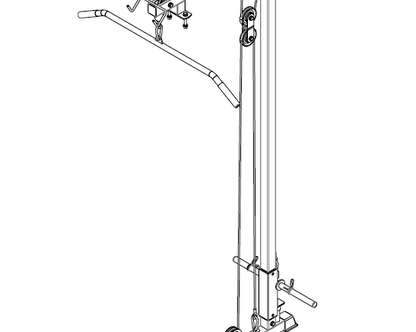 Ironax XP1 Lat Addon Strength Machines Canada.
