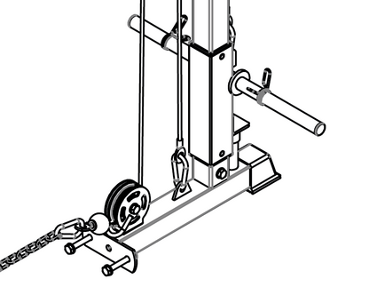Ironax XP1 Lat Addon Strength Machines Canada.