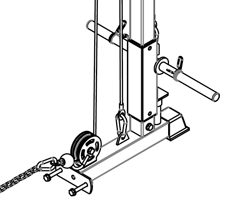 Ironax XP1 Lat Addon Strength Machines Canada.