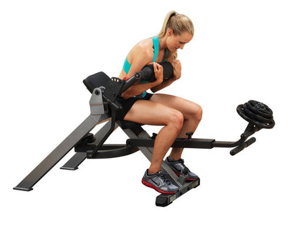 Body-Solid Semi-Recumbent Dual Ab Bench GAB350 Strength Machines Canada.
