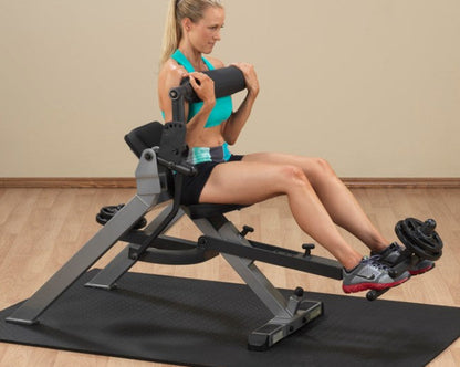 Body-Solid Semi-Recumbent Dual Ab Bench GAB350 Strength Machines Canada.