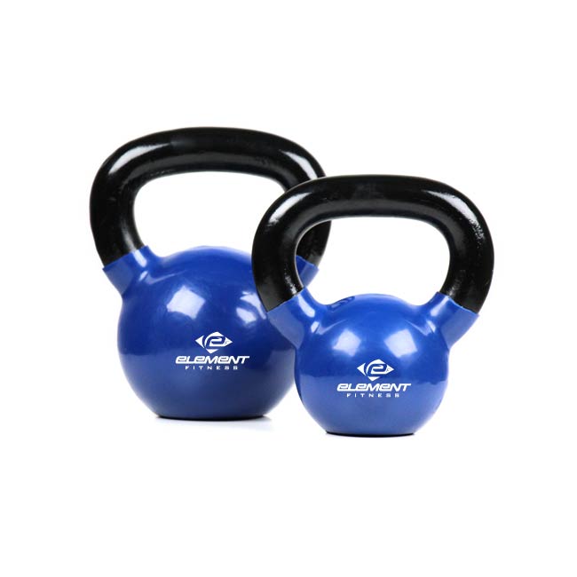 Element Fitness 75lbs Vinyl Kettlebell Strength & Conditioning Canada.