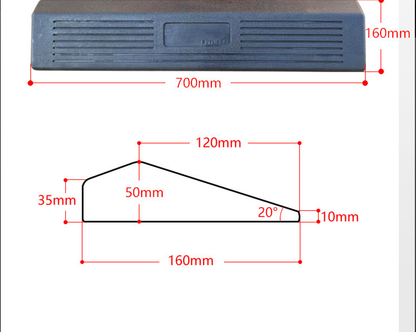 XM FITNESS RUBBER LIFTING WEDGE