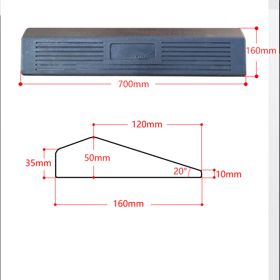 XM FITNESS RUBBER LIFTING WEDGE