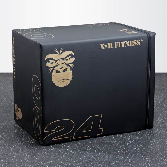 XM ANTI-SLIP PLYO BOX SOFT 20" 24" 30" Strength & Conditioning Canada.