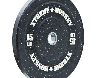 XM FITNESS 15lbs Crumb Rubber Bumper Plate Strength & Conditioning Canada.