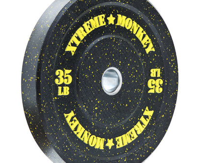 XM FITNESS 35lbs Crumb Rubber Bumper Plate Strength & Conditioning Canada.