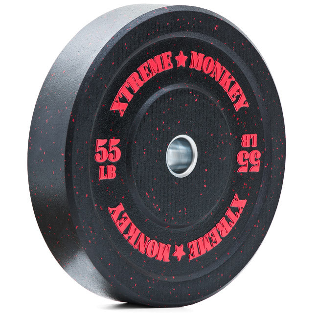 XM FITNESS 55lbs Crumb Rubber Bumper Plate Strength & Conditioning Canada.