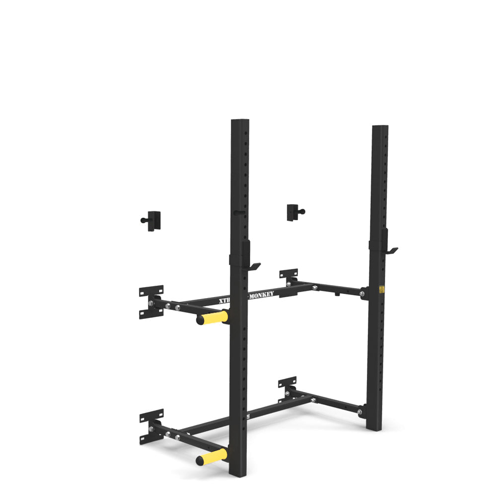 XM Fitness Wall Mounted Fold Up Rack V2 Strength Machines Canada.