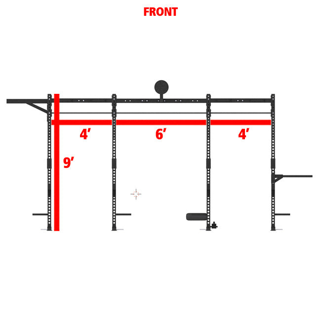 XM Fitness 14-4 Free Standing Fully Loaded Rig Strength Machines Canada.