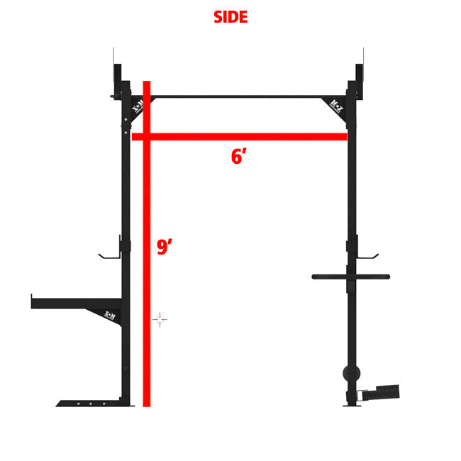 XM Fitness 14-6 Fully Loaded Free Standing Rig Strength Machines Canada.