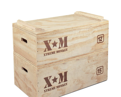 XM FITNESS Wood Jerk Blocks Strength & Conditioning Canada.