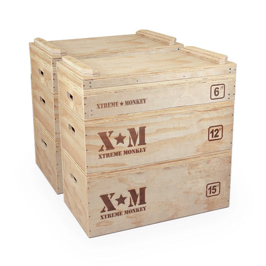 XM FITNESS Wood Jerk Blocks Strength & Conditioning Canada.