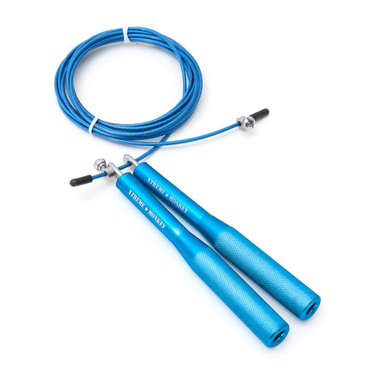 XM FITNESS Aluminum Cable Speed Jump Rope - Blue Fitness Accessories Canada.