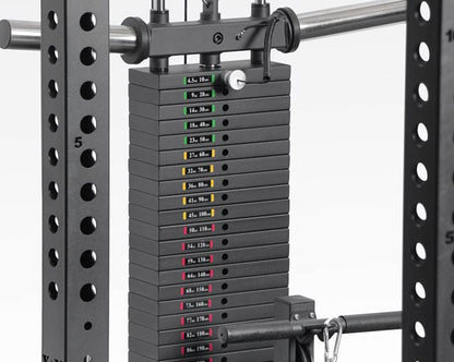 XM Fitness Infinity Rack Lat Pull Down and Weight Stack Strength Machines Canada.