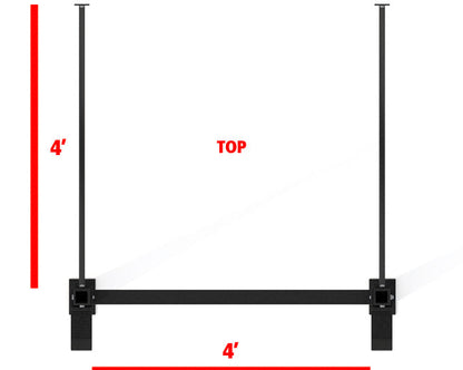 XM Fitness 4-4 Wall Mount Rig V1 Strength Machines Canada.