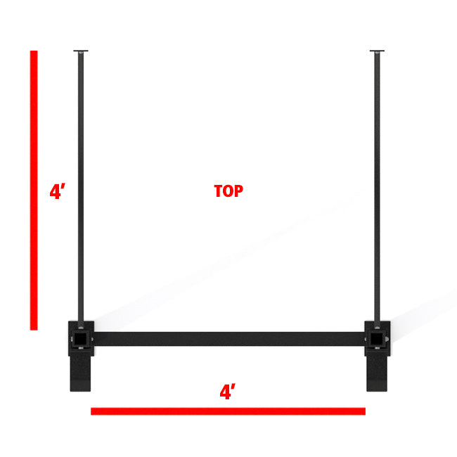 XM Fitness 4-4 Wall Mount Rig V1 Strength Machines Canada.